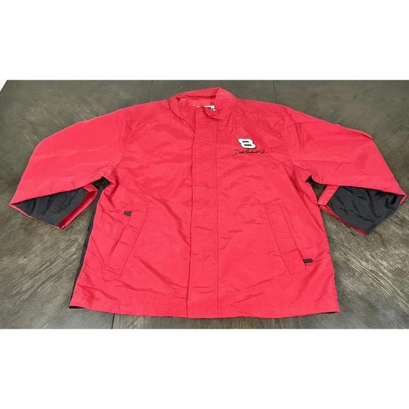 Chase Dale Earnhardt Jr. Windbreaker NASCAR Budweiser Jacket Adult XL - Picture 2 of 11